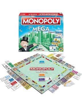♥️💚Monopoly Mega Edition Board Game - Classic 💚❤️